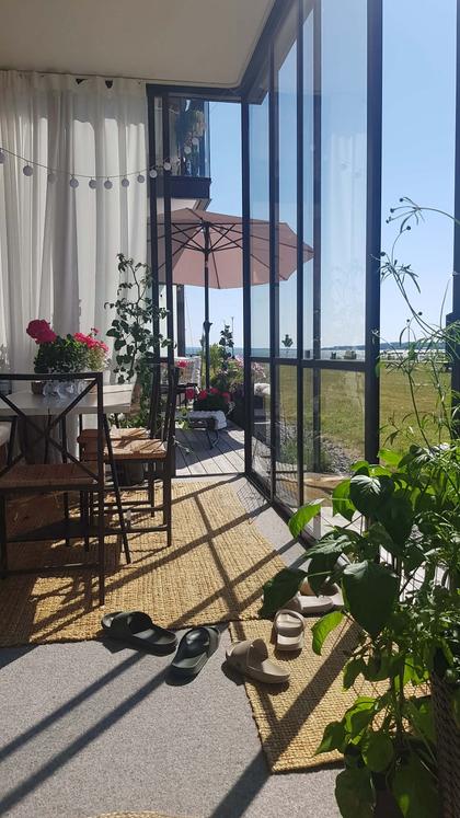 Balkong eller utsiktsbild