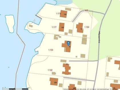 Illustrerad karta över fastigheten eller området