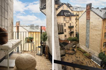 Balkong eller utsiktsbild