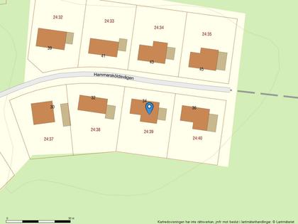 Illustrerad karta över fastigheten eller området