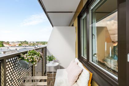 Balkong eller utsiktsbild