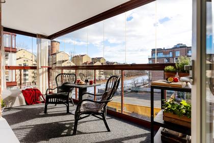 Balkong eller utsiktsbild