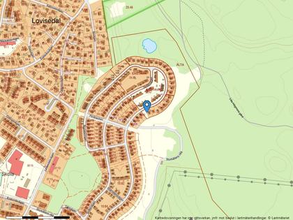 Illustrerad karta över fastigheten eller området