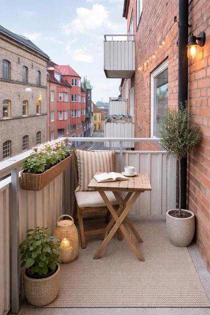 Balkong eller utsiktsbild