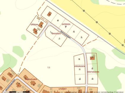 Illustrerad karta över fastigheten eller området