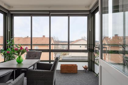 Balkong eller utsiktsbild