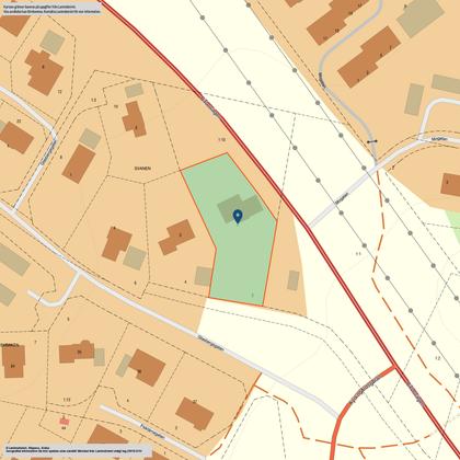 Illustrerad karta över fastigheten eller området