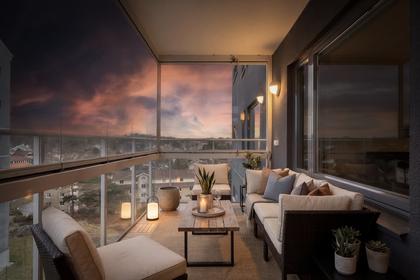 Balkong eller utsiktsbild