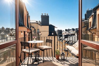 Balkong eller utsiktsbild