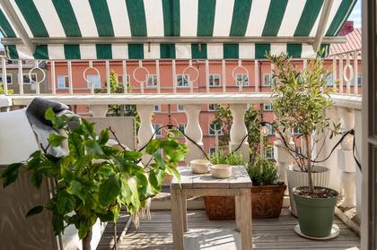 Balkong eller utsiktsbild