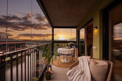 Balkong eller utsiktsbild