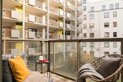 Balkong eller utsiktsbild