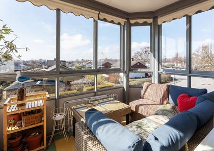 Balkong eller utsiktsbild