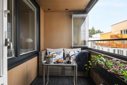 Balkong eller utsiktsbild