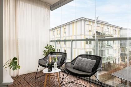 Balkong eller utsiktsbild