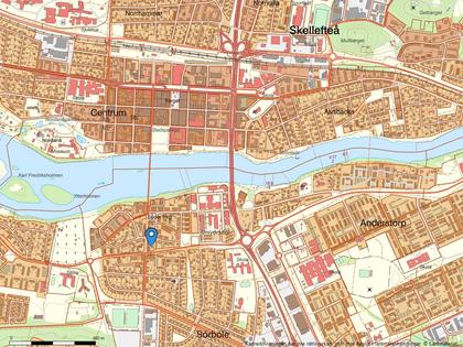 Illustrerad karta över fastigheten eller området