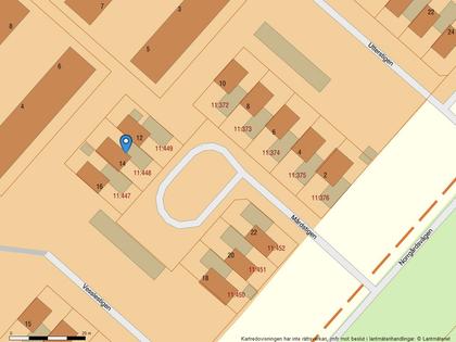 Illustrerad karta över fastigheten eller området