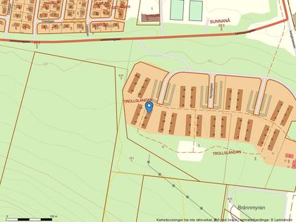 Illustrerad karta över fastigheten eller området