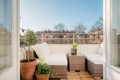 Balkong eller utsiktsbild