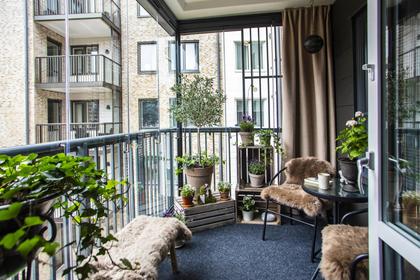 Balkong eller utsiktsbild