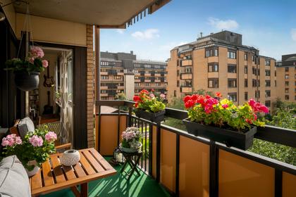 Balkong eller utsiktsbild