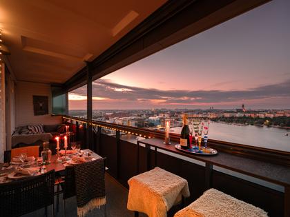 Balkong eller utsiktsbild