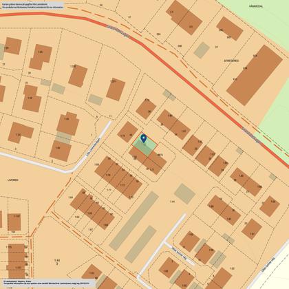 Illustrerad karta över fastigheten eller området