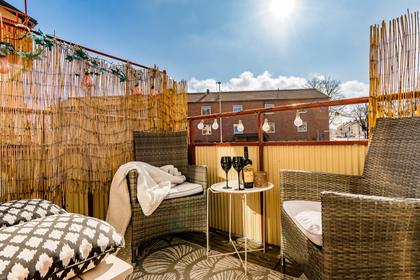 Balkong eller utsiktsbild