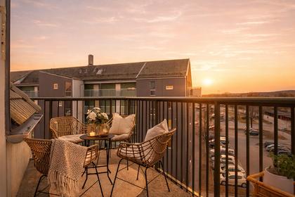 Balkong eller utsiktsbild