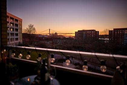 Balkong eller utsiktsbild