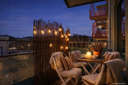 Balkong eller utsiktsbild