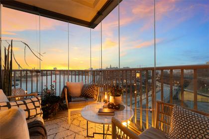 Balkong eller utsiktsbild