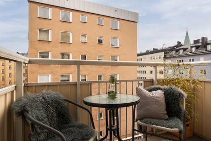 Balkong eller utsiktsbild