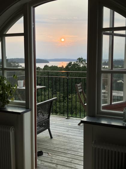 Balkong eller utsiktsbild