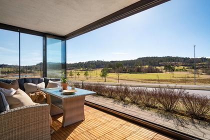 Balkong eller utsiktsbild