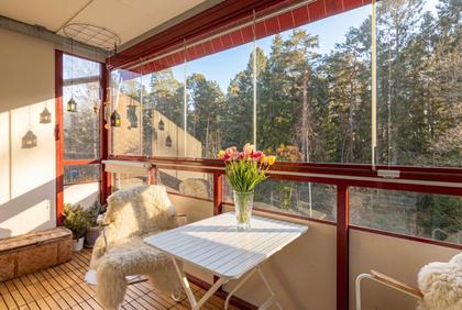 Balkong eller utsiktsbild