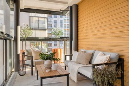 Balkong eller utsiktsbild