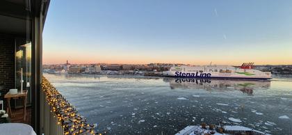 Balkong eller utsiktsbild