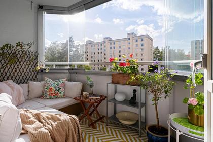 Balkong eller utsiktsbild