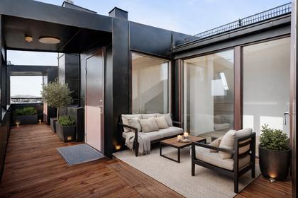 Balkong eller utsiktsbild