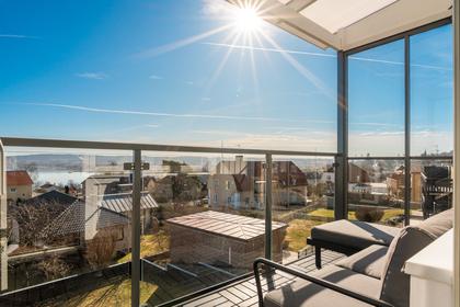 Balkong eller utsiktsbild