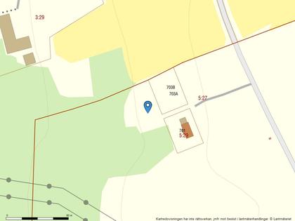 Illustrerad karta över fastigheten eller området