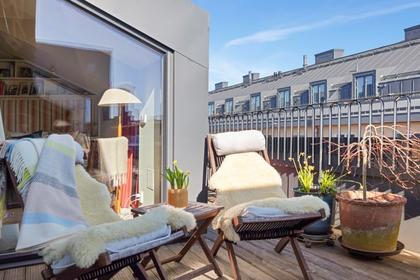 Balkong eller utsiktsbild