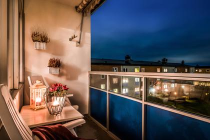 Balkong eller utsiktsbild