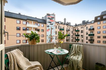 Balkong eller utsiktsbild