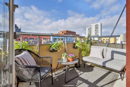 Balkong eller utsiktsbild