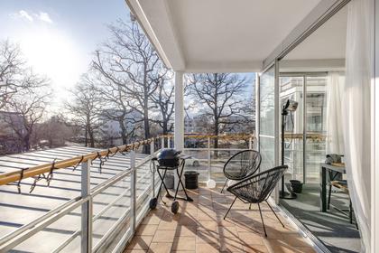 Balkong eller utsiktsbild