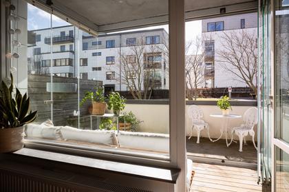 Balkong eller utsiktsbild