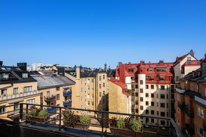 Balkong eller utsiktsbild