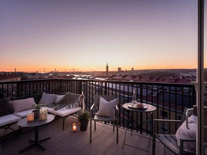 Balkong eller utsiktsbild